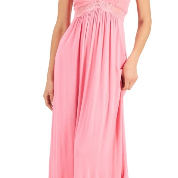 INC Long Lace Chemise Nightgown Small - Picture 3 of 3